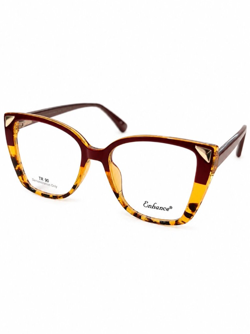 Enhance 4545 Red/Tortoise 55-16-145 Eyeglass Frames